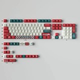 Set 129 taste pentru tastatura mecanica GMK, motiv Sarbatori de Iarna, plastic, multicolor