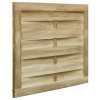 VidaXL Poartă de grădină, 100x75 cm, lemn de pin tratat verde 45308