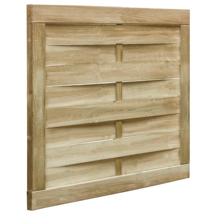 vidaXL Poartă de grădină, 100x75 cm, lemn de pin tratat verde 45308