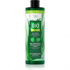 Eveline Cosmetics Bio Organic Natural Aloe Vera Balsam pentru păr uscat și deteriorat. 400 ml