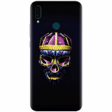 Husa silicon pentru Huawei Y9 2019, Colorfull Skull