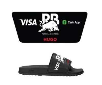 Visa Cash App RB papuci black logo F1 Team 2025 - 42 foto