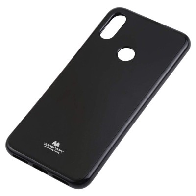 Husa TPU Goospery Mercury Jelly pentru Samsung Galaxy A30 A305, Neagra foto