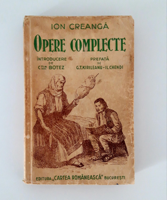 Carte veche Ion Creanga Opere Complecte editia 1936