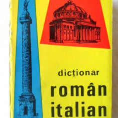 DICTIONAR ROMAN - ITALIAN, Prof. Univ. Dr. Doc. Alex. Balaci, 1993