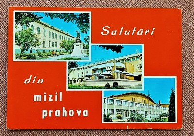 Salutari din Mizil, Prahova! (colaj), 1975 - Necirculata (usor uzata) foto