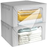 Cutie de Depozitare Pliabila, Flippy, Cu Fereastra si Fermoar Dublu, 2buc_set