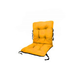 Perna sezut/spatar pentru scaun de gradina sau balansoar, 50x50x55 cm, culoare galben, Palmonix