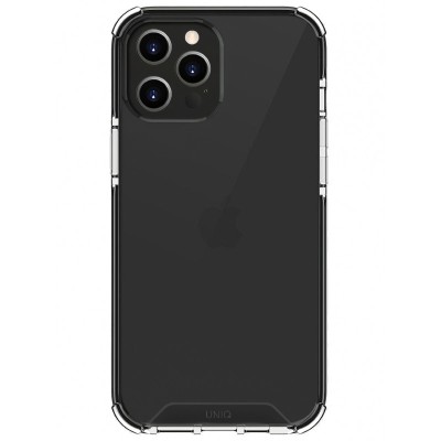 Husa Plastic - TPU UNIQ Combat Antisoc pentru Apple iPhone 12 / Apple iPhone 12 Pro, Neagra foto