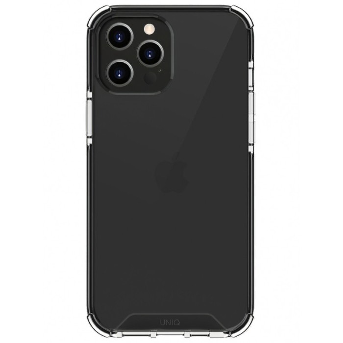 Husa Plastic - TPU UNIQ Combat Antisoc pentru Apple iPhone 12 / Apple iPhone 12 Pro, Neagra