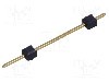 Conector 1 pini, seria {{Serie conector}}, pas pini 2.54mm, FISCHER ELEKTRONIK - SL 5 197 01 G