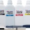 Set Flacone Cerneala Ink-Mate Compatibil Canon GI41, 1x1000ml Black, 1x1000ml/Cyan/Magenta/Yellow Stilou Schneider si Roller DeLux