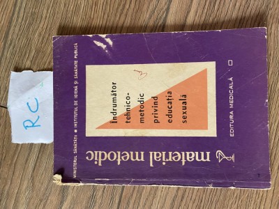 Material metodic - Indrumator tehnico-metodic privind educatia sexuala Rc foto