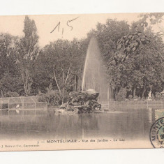 FV1 -Carte Postala - FRANTA - Montelimar, Vue de Jardins , circulata 1904