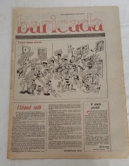 Ziarul BARICADA (3 aprilie 1990) Anul I nr. 12