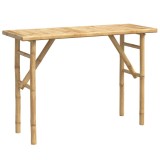Cumpara ieftin Masuta consola, 115x39x75 cm, bambus