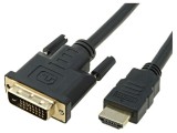 Cablu DVI-D la HDMI 3m Negru