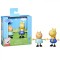 PEPPA PIG PRIETENI BUNI SET 2 FIGURINE PISICA CANDY SI GIRAFA GERALD
