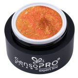 Cumpara ieftin Gel Constructie Unghii Expert Line SensoPRO Milano - Golden Crystal 15ml