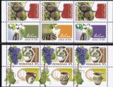 2010 LP 1884 LP 1884 e EM COMUNA ROMANIA CIPRU VITICULTURA 3 SERII+3 VINIETE MNH, Nestampilat