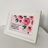 Placheta personalizata pentru educatoare, dimensiuni 20 x 15 cm