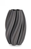 Cumpara ieftin Vaza flori ceramica gri Joleen 20x31 cm