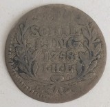 Moneda Hamburg - 1 Schilling 1758 - IHL - Argint, Europa