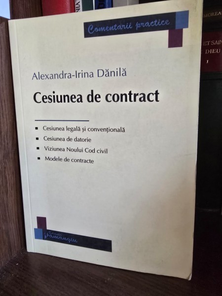 CESIUNEA DE CONTRACT - ALEXANDRA IRINA DANILA