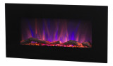 Art Flame Semineu Marcus 3 colors De perete Negru din Metal 550*1280*140