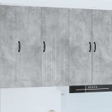 vidaXL Dulap suspendat de bucătărie Gri din beton 40 x 31 x 100 cm 885118