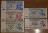 Lot bancnote Transnistria