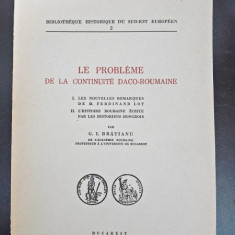 Le probleme de la continuite daco-roumaine - G.I. Bratianu