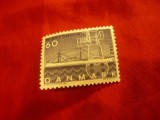 Serie Danemarca 1962 - Nava , 1 valoare 60 ore, Nestampilat
