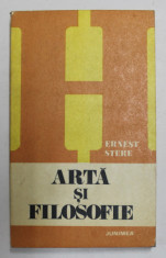 ARTA SI FILOSOFIE de ERNEST STERE , 1979 foto