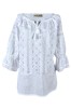 Bluza tip ie dama B23, alb/argintiu , marimea M