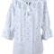 Bluza tip ie dama B23, alb/argintiu , marimea 3XL
