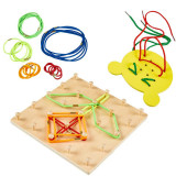 Joc lemn Geoboard Montessori Variety Line CX-17508