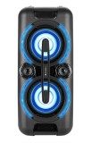 Sistem audio portabil GoGEN BPS 686, 2 X 30 W, Bluetooth, radio FM, karaoke, 2xUSB, AUX IN