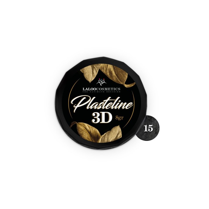 Plastelină 3D No.15 Negru 8g Laloo