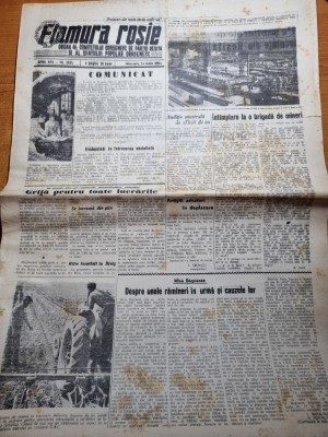 flamura rosie 24 iunie 1964-art. resita,lunca barzavei,mina dognecea foto