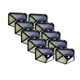 Cumpara ieftin Set 10 x Lampa 100 Leduri cu incarcare solara, senzor de miscare, 3 moduri iluminare