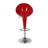 Scaun bar polipropilena, ABS 105, rotativ, baza cromata, suport picioare, inaltime ajustabila, 90 kg