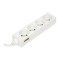 72486 VOREL Prelungitor electric cu 4 prize, lungime 1.5 m, alb