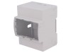 Carcasa ITALTRONIC pentru Raspberry Pi B+ Sina DIN ABS Policarbonat Gri 71.3x90.5x62mm