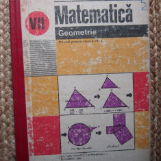 Ion Cuculescu - Matematica. Geometrie. Manual pentru clasa a VII-a
