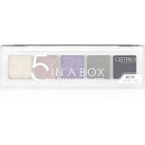 Catrice 5 In a Box paletă cu farduri de ochi mini culoare 4 g