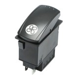 Intrerupator universal pentru ventilator auto, montaj facil, carcasa compacta