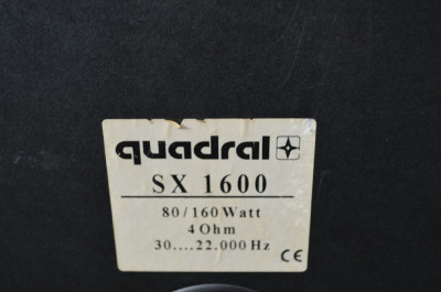 Boxe Quadral SX 1600 foto
