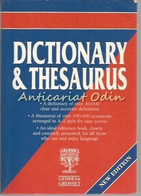Dictionary &amp;amp; Thesaurus - Geddes&amp;amp;Grosset foto