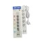 Prelungitor Jortan cu 5 prize, 2 Port-uri USB si 2 Port-uri Type-C, 2M Lungime, Buton On/Off